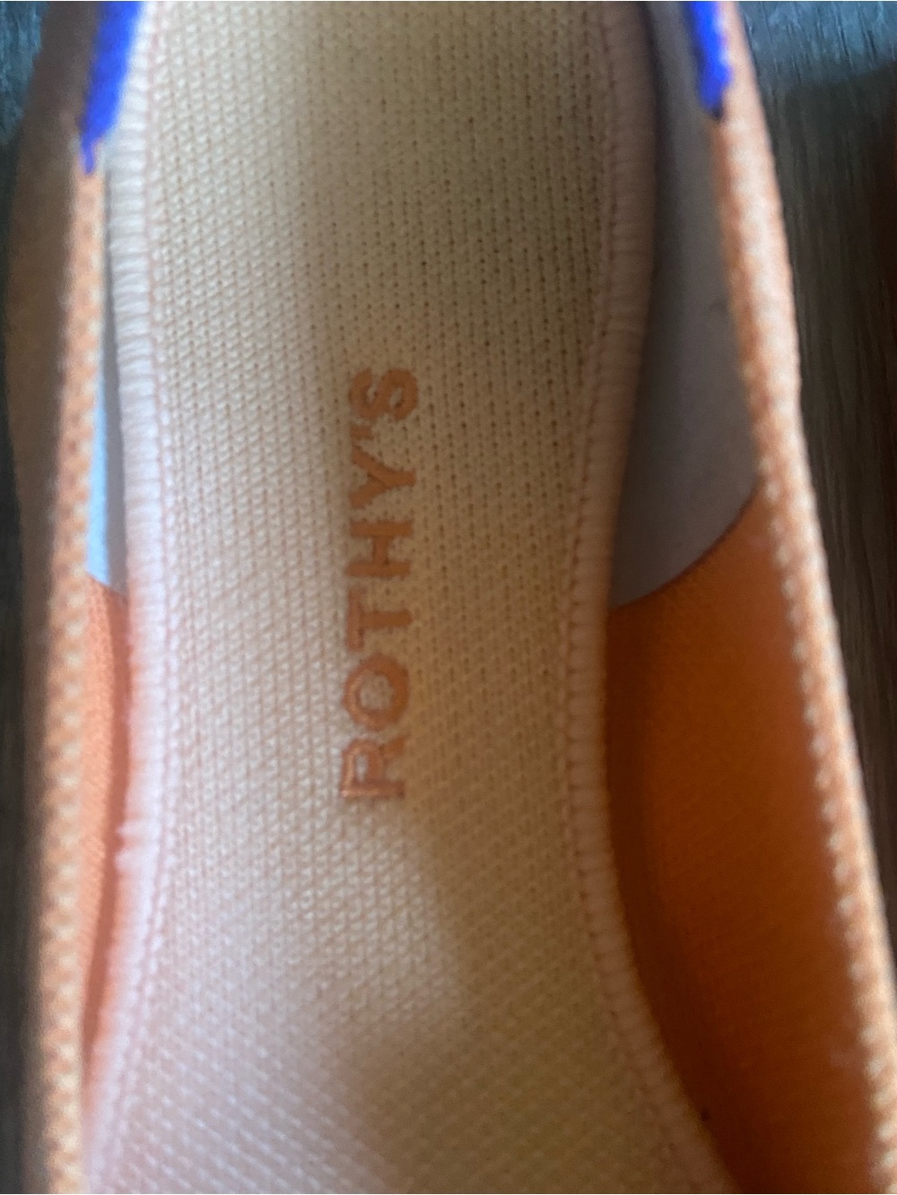 Rothy's Women's Summer Orange Flats in Size 9 - Picture 3 of 6